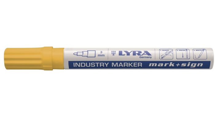 Industry marker 2-4mm yellow