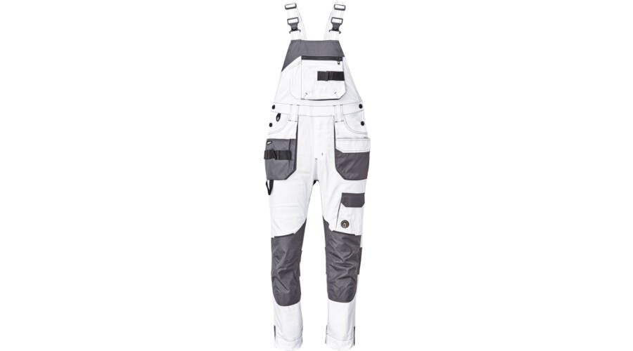 DAYBORO suspender pants white, size 48