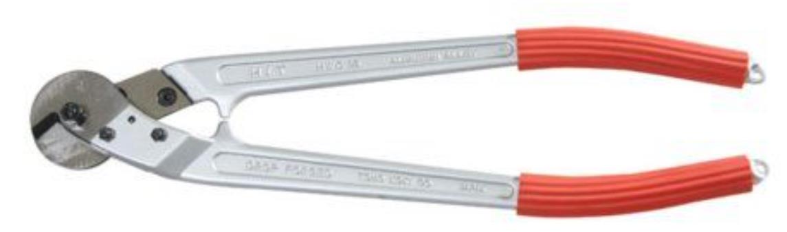 HIT HWC16 Drahtseil- und Kabelschere, Aluminium Griff