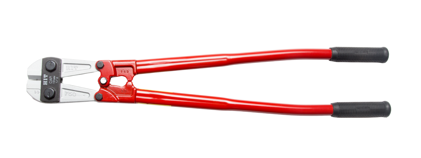 HIT Bolzenschneider 750mm, silberner Schneidkopf