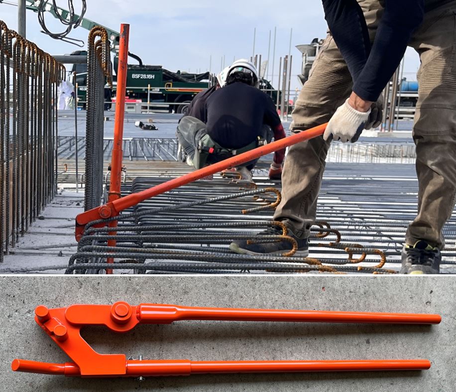 Rebar bender, max Ø12mm, adjustable