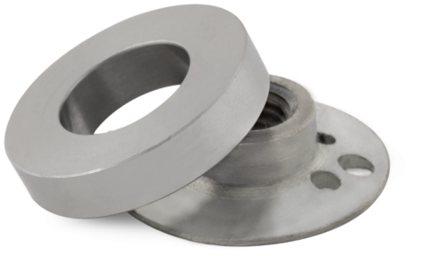 Filler ring with clamping flange for natural fiber discs 100 SFL 42 x 22.23