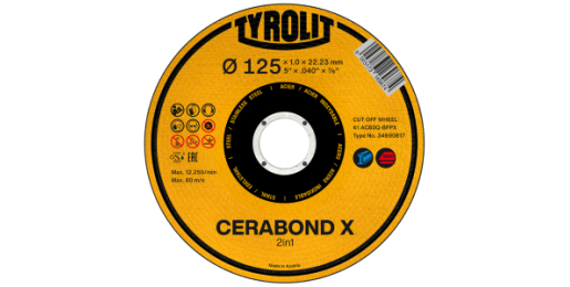 CERABOND-X Fibre disc for angle grinders DISC-V 125 x 22 / 4 P 94 V CA80