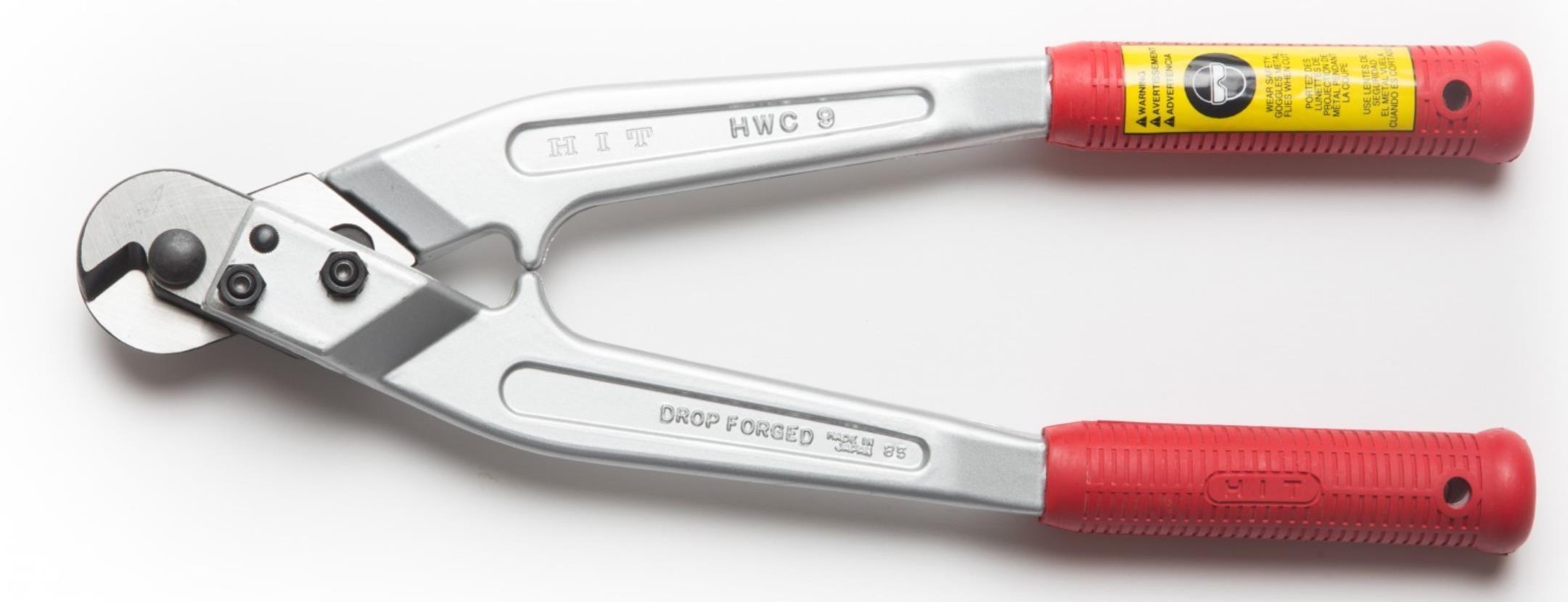 HIT HWC9 Drahtseil- und Kabelschere, Aluminium Griff