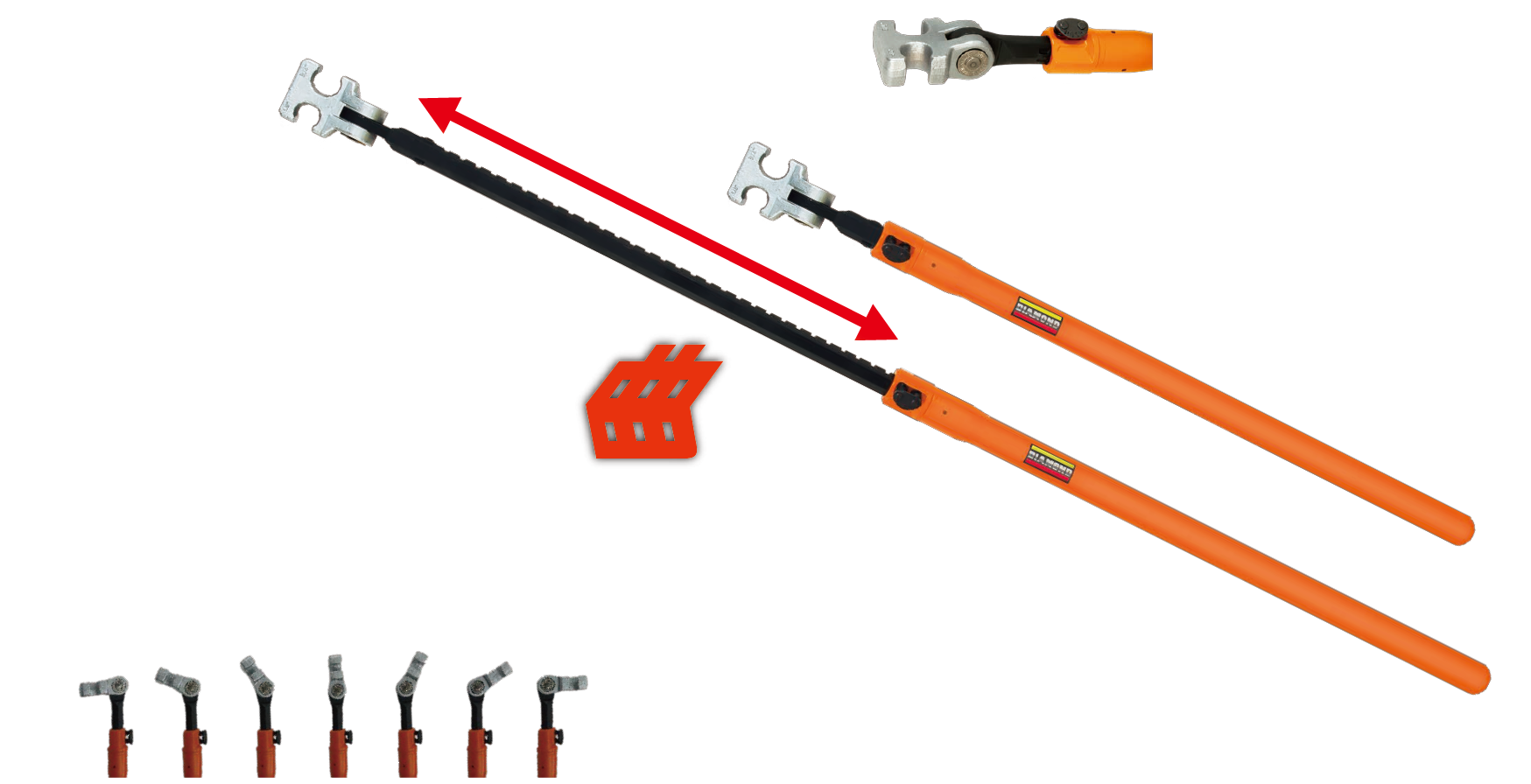 Manual portable bender, extendable