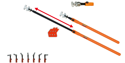 Manual portable bender, extendable