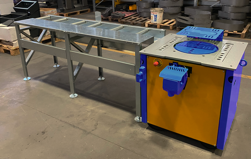 Roller table, attachable segment 1 meter