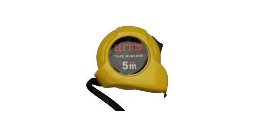 HIT tape measure 5 meters, yellow