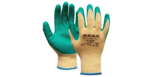 Basic Stahl-Montagehandschuh grün, Größe 9/L, pro Paar