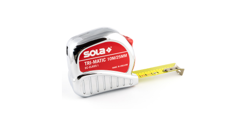 Bandmaß SOLA Tri-Matic, 10 Meter