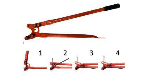 Rebar bender, max. Ø12mm