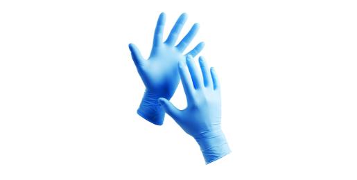 Nitril Handschuh (blau), Größe 10/XL