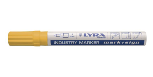 Industry marker 2-4mm gelb