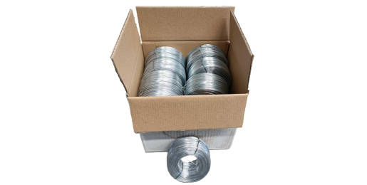 Vlechtdraad Ø1,2mm verzinkt, A-keus; per doos á 20kg