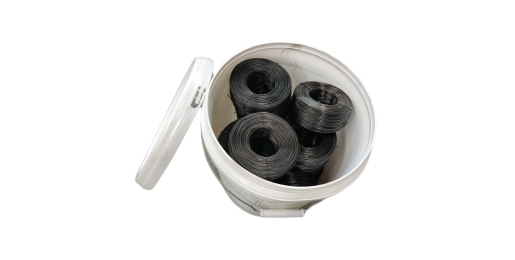 Vlechtdraad Ø1,2mm zwart; per emmer á 25kg