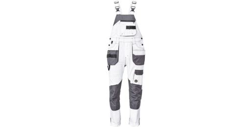 DAYBORO Latzhose weiß, Größe 50