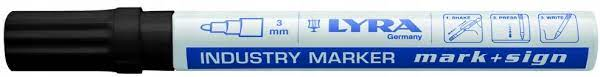 Industry marker 2-4mm schwarz