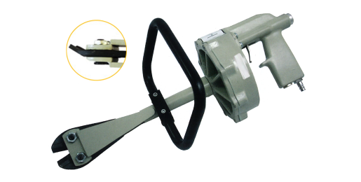 Pneumatic cutter MRC8, with angled cutting head (cut flat)