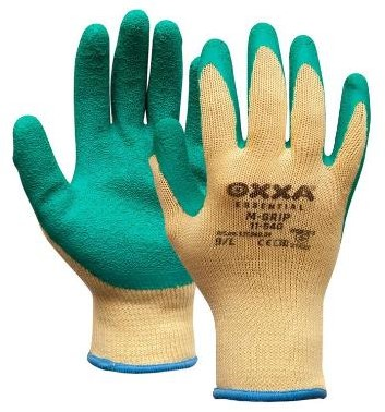 Basic Stahl-Montagehandschuh grün, Größe 11/XXL, pro Paar