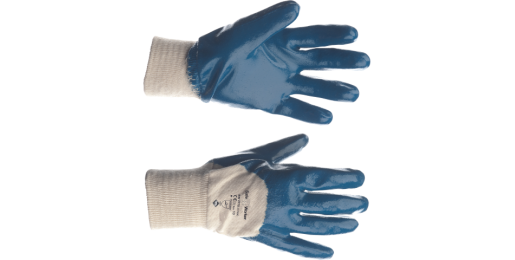 Arbeitshandschuh Nitril mit Stulpe, Größe 10/XL