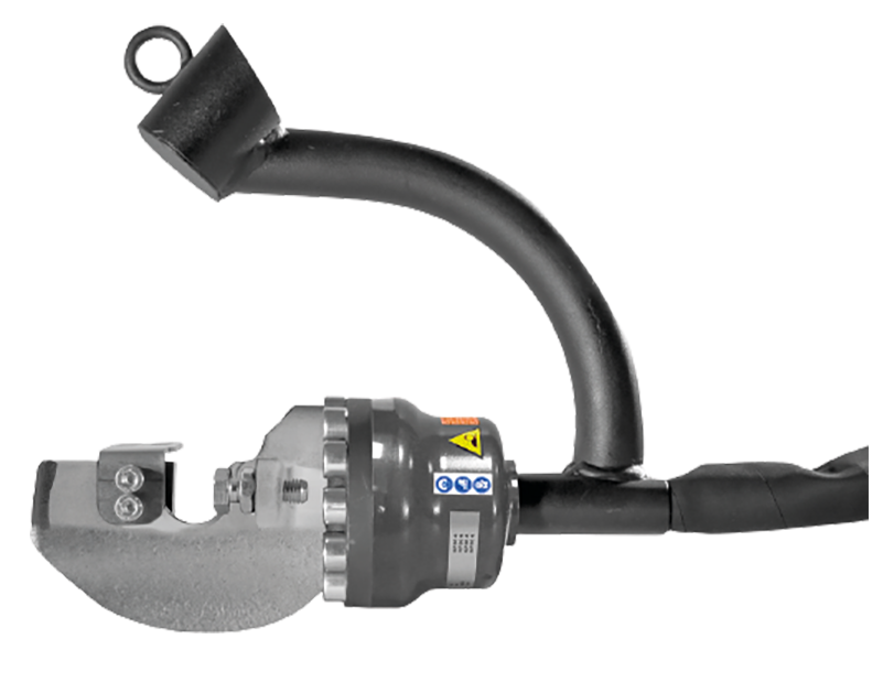 Hydraulik-Schneidgerät TS22, mit Griff und Schlauch