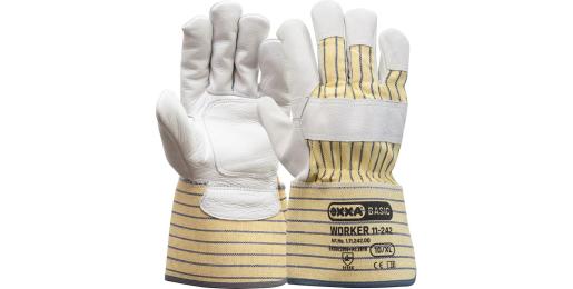 Arbeitshandschuh aus hochwertigem Büffelleder, Größe 10/XL