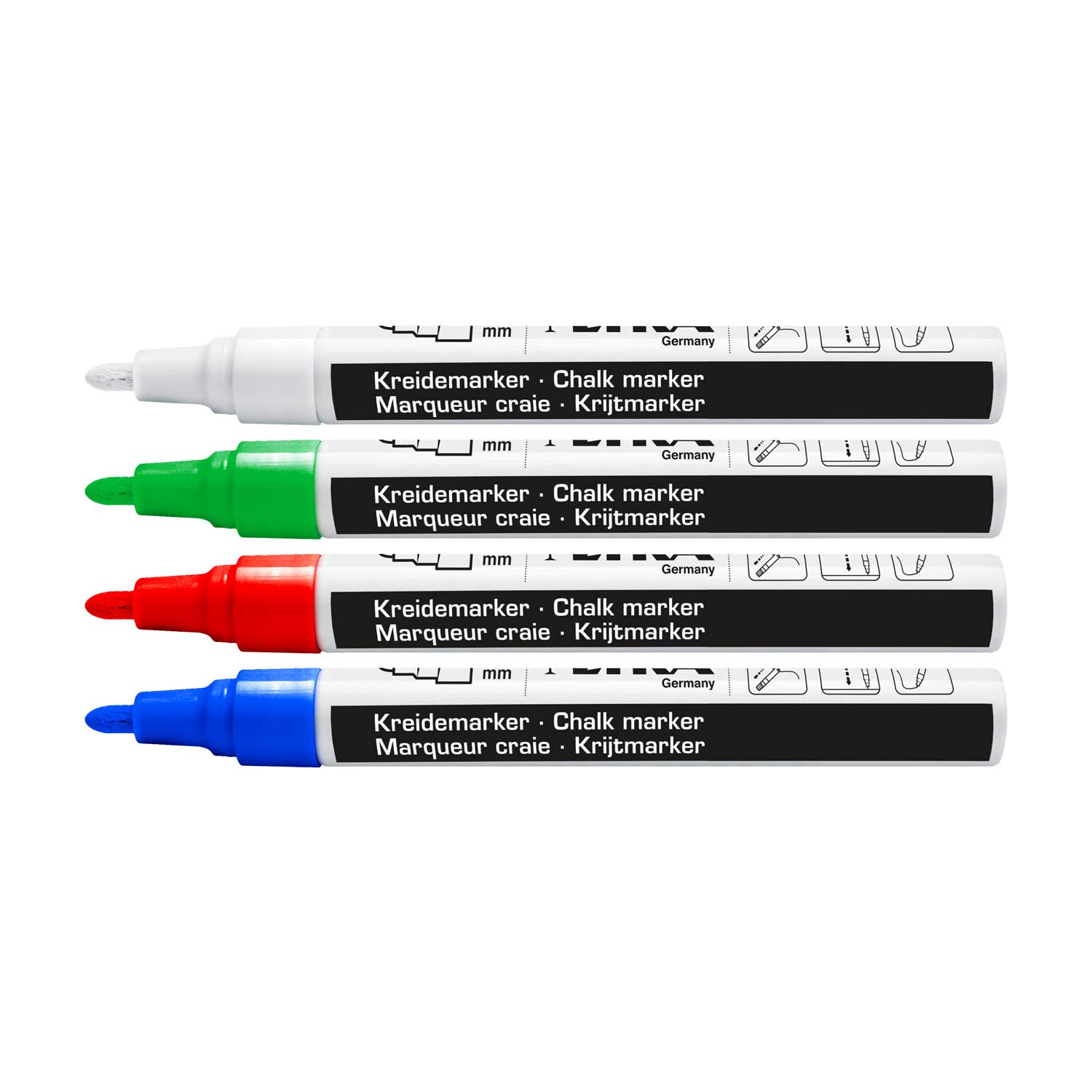 LYRA Kreidemarker 2-4 mm, pro 4 Stück