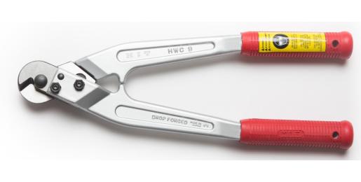 HIT HWC9 Drahtseil- und Kabelschere, Aluminium Griff