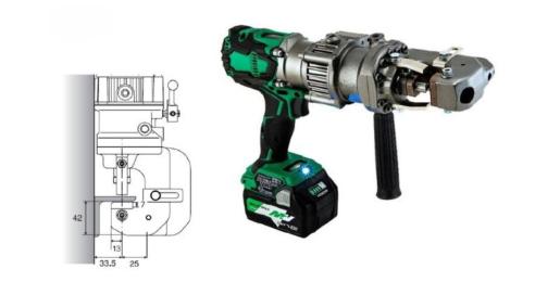 Tragbare Stanzmaschine MPC-1525, batteriebetrieben (body)
