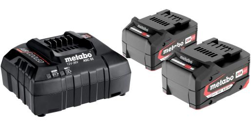 Metabo Basis-set 2x 18 volt 4.0Ah accu's + lader