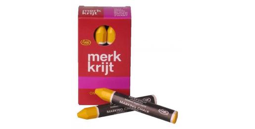 Permanent chalk yellow, 12 pcs.