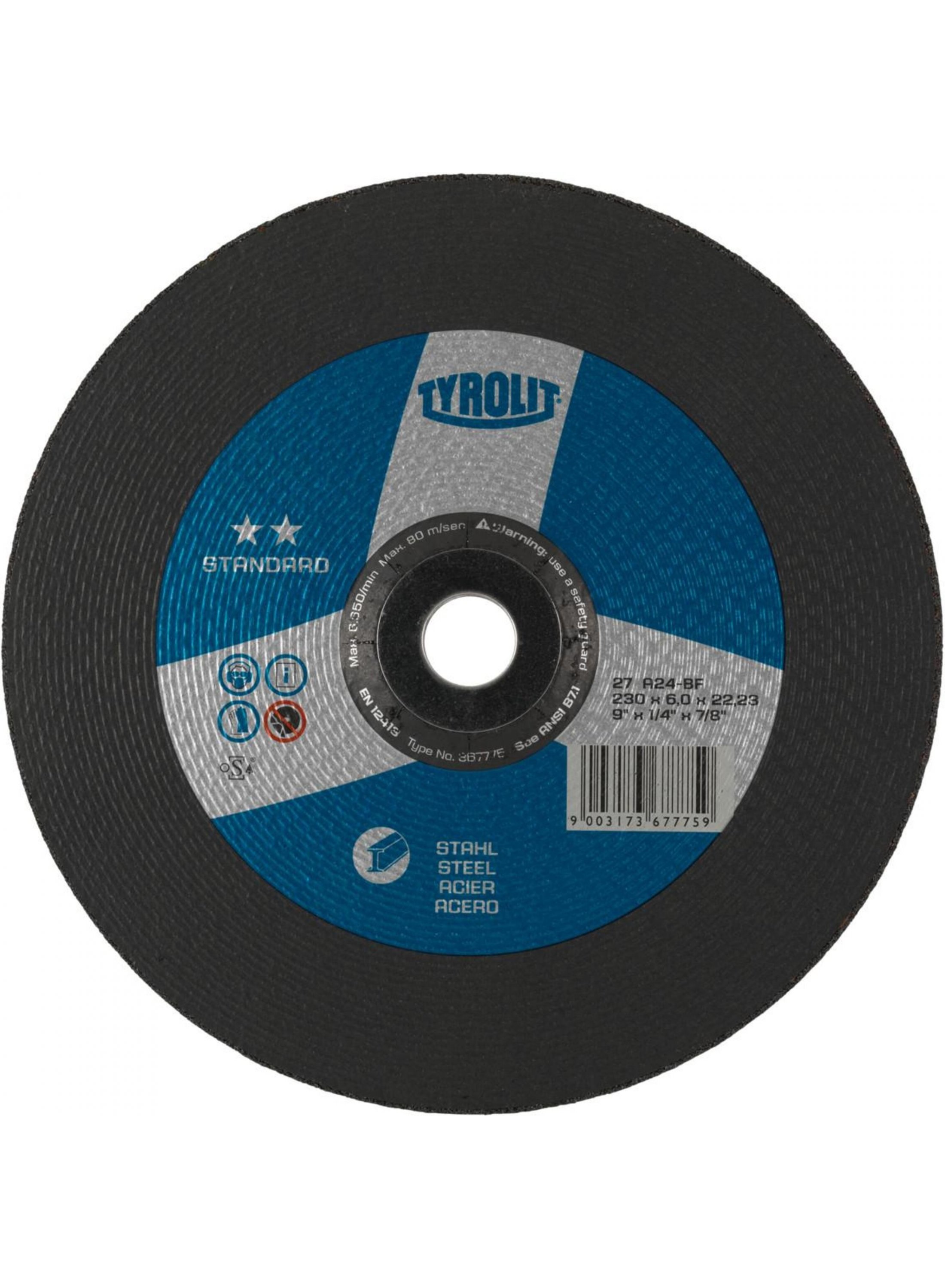 Afbraamschijf** 230x6x22,23 Standard, per doos 10 st.