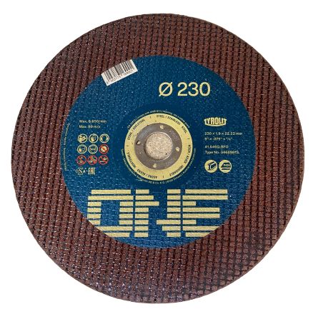 ONE cut-off wheel 230x1.9x22.23, per box of 25 pieces - TYROLIT