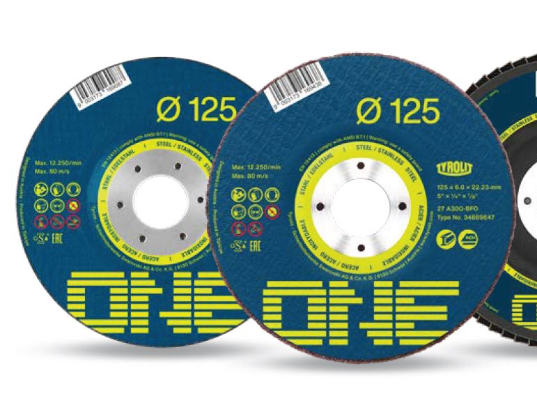 ONE cut-off wheel 125x1x22,2, per box of 25 pieces